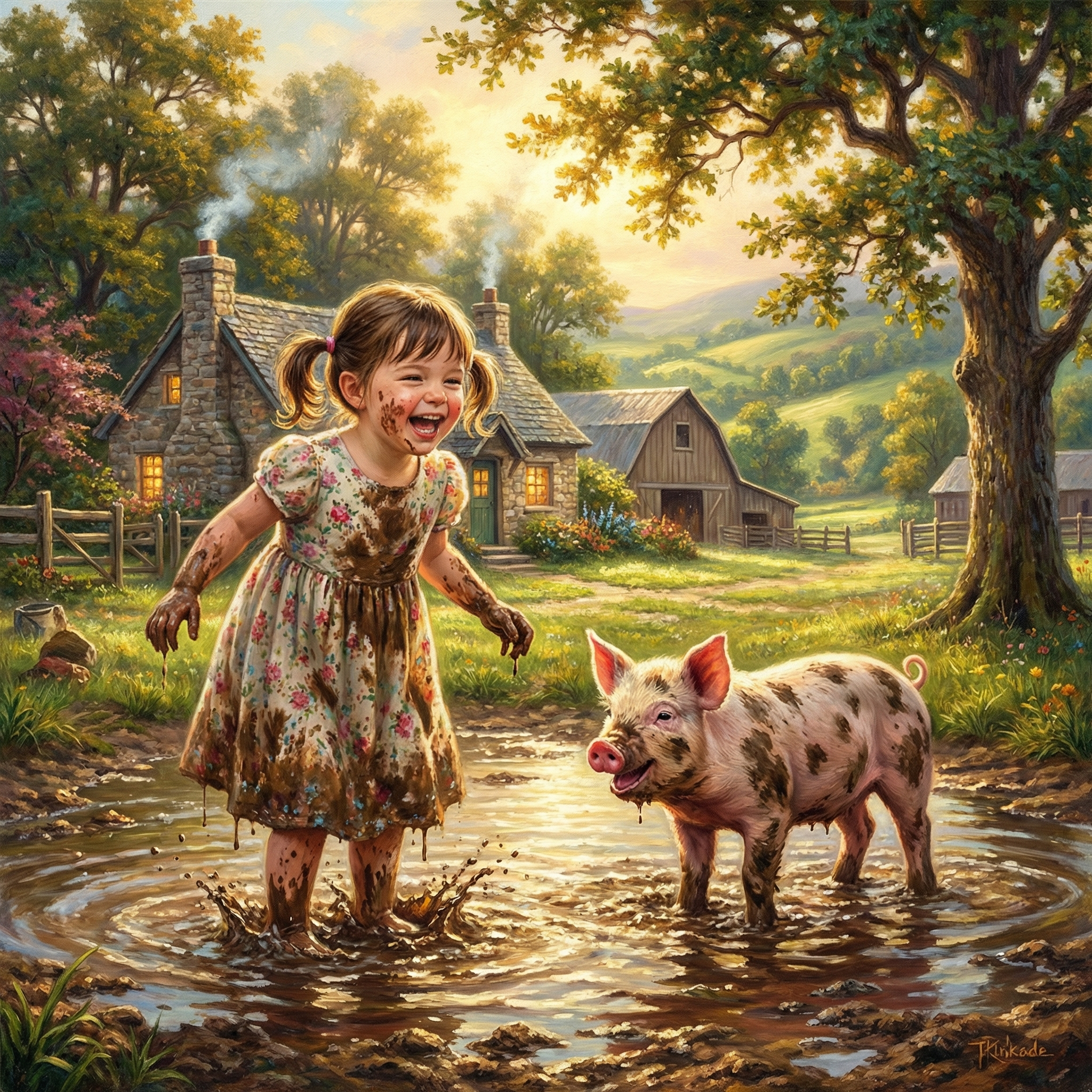 Kid Animal 06 Mud Fight