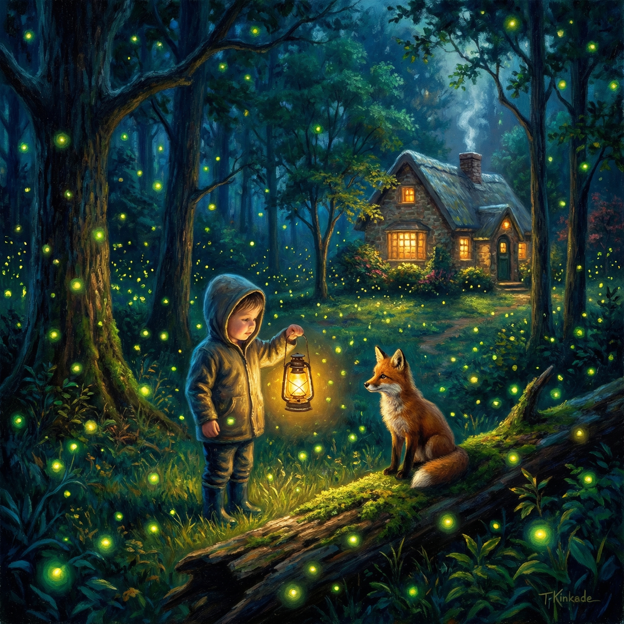 Kid Animal 14 Fireflies Fox