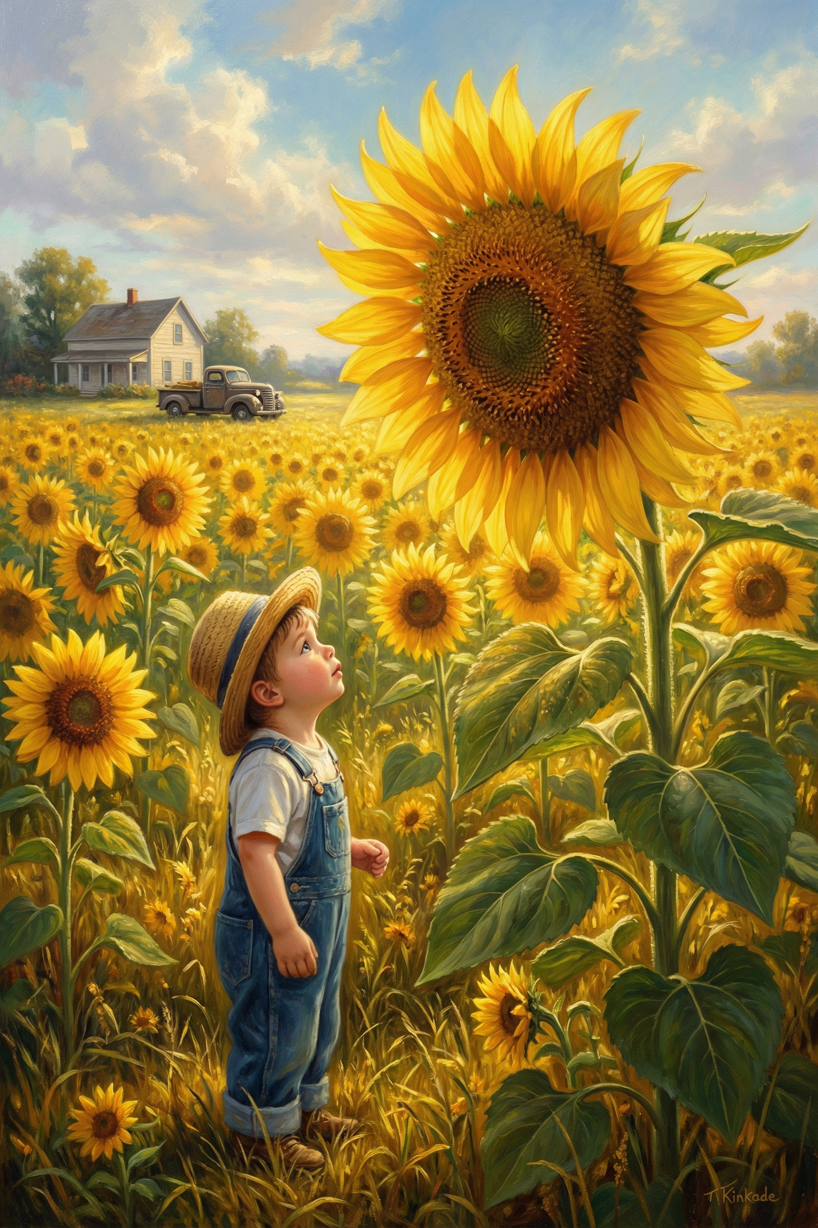 Kid 16 Giant Sunflower