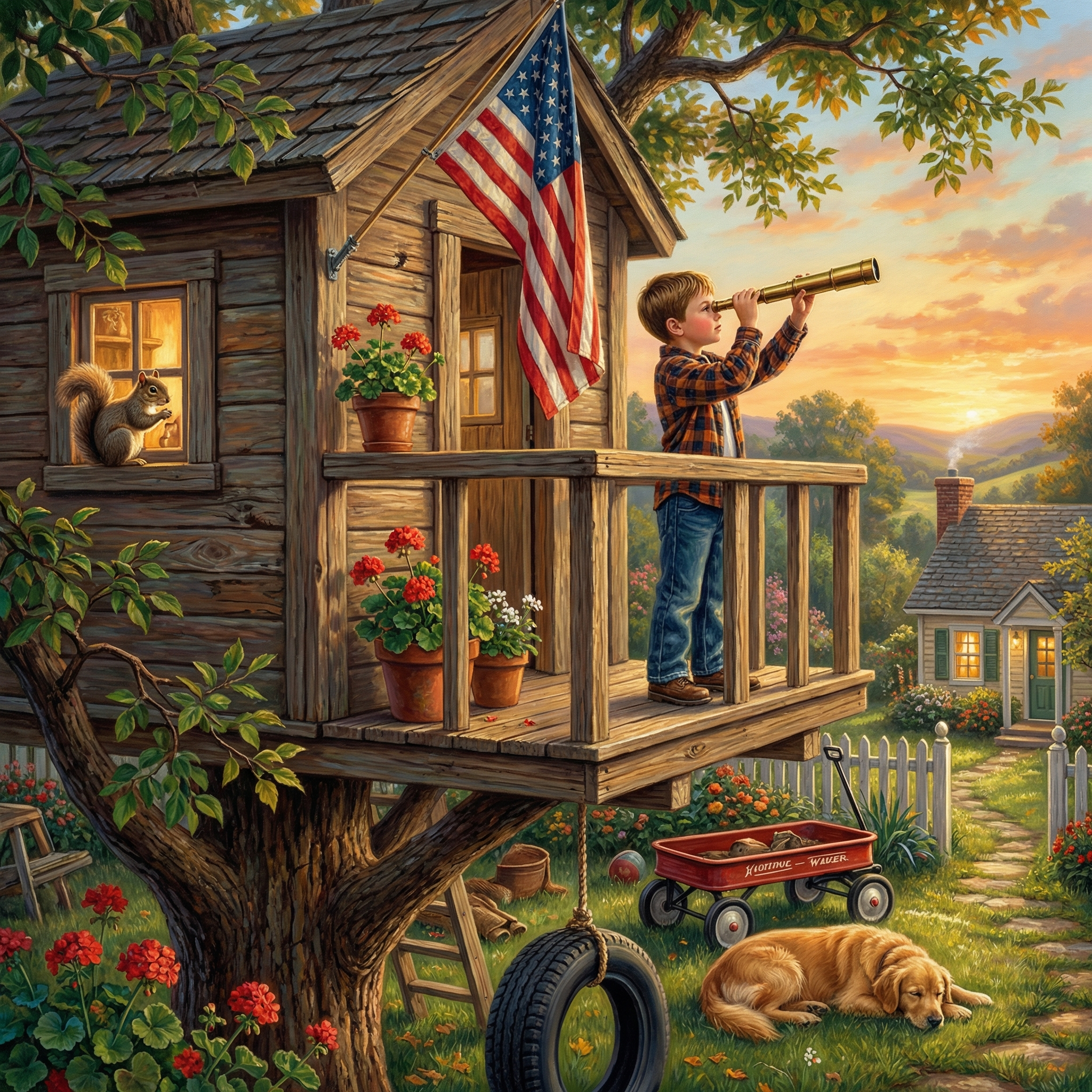 Scene 15 Treehouse View