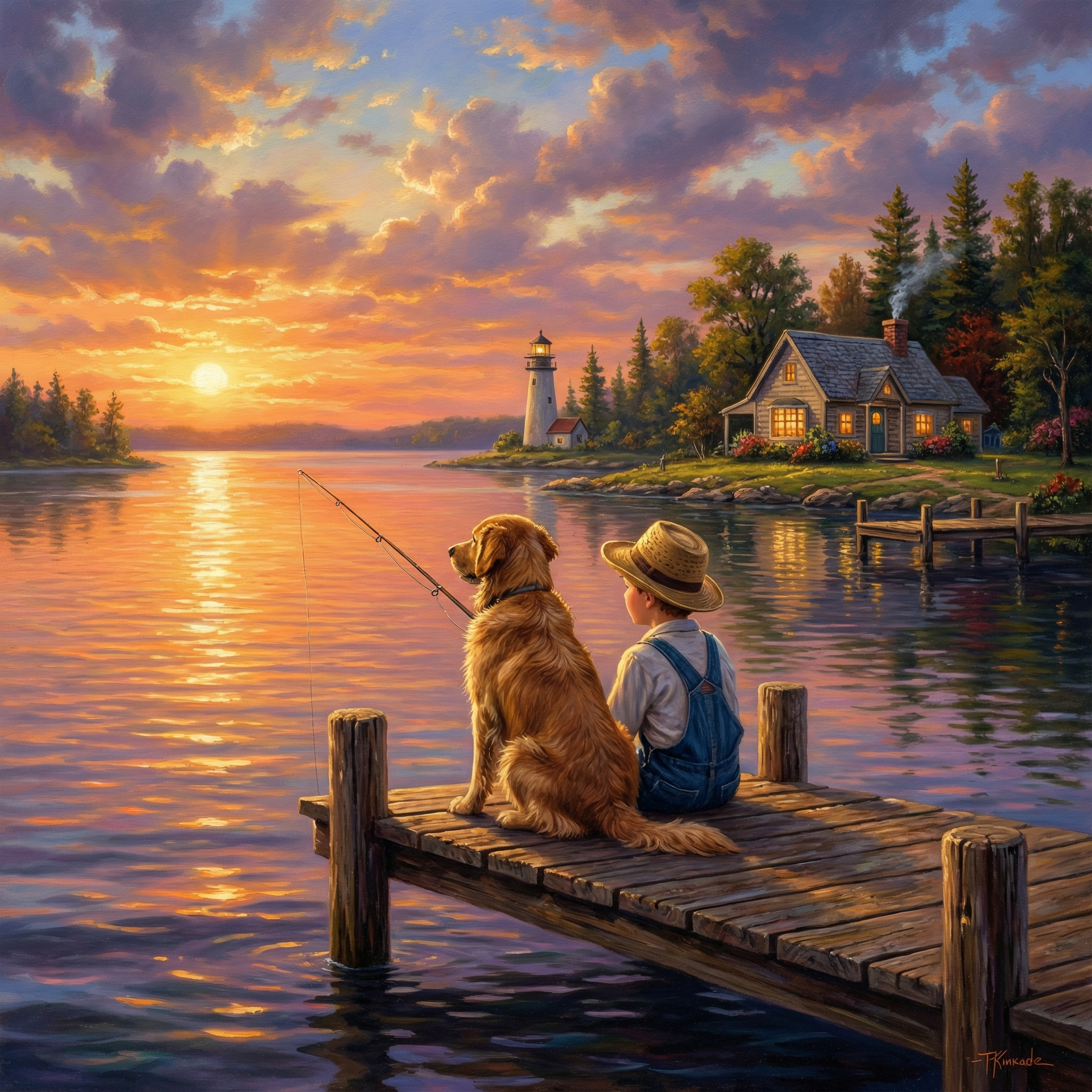 Scene 21 Dock Fishing