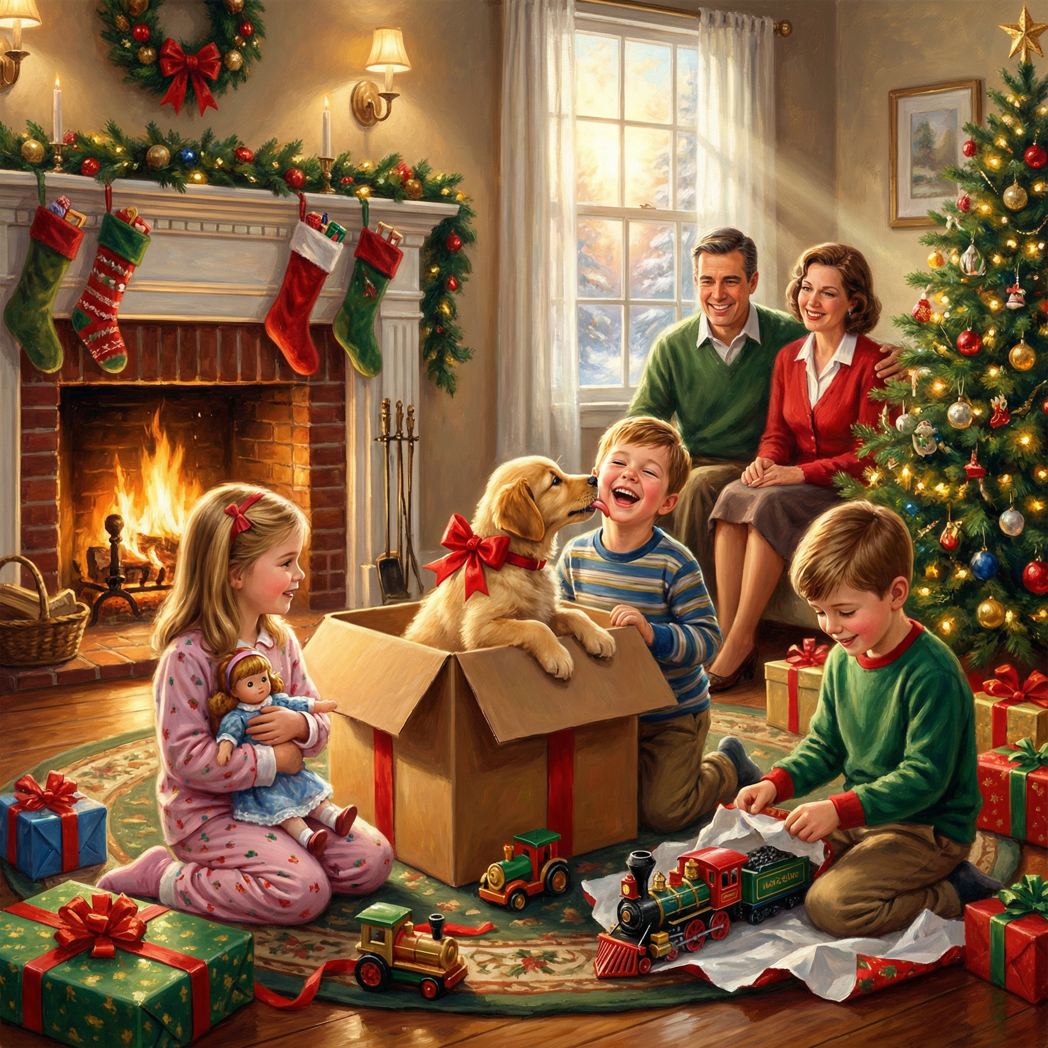 Scene 29 Christmas Puppy