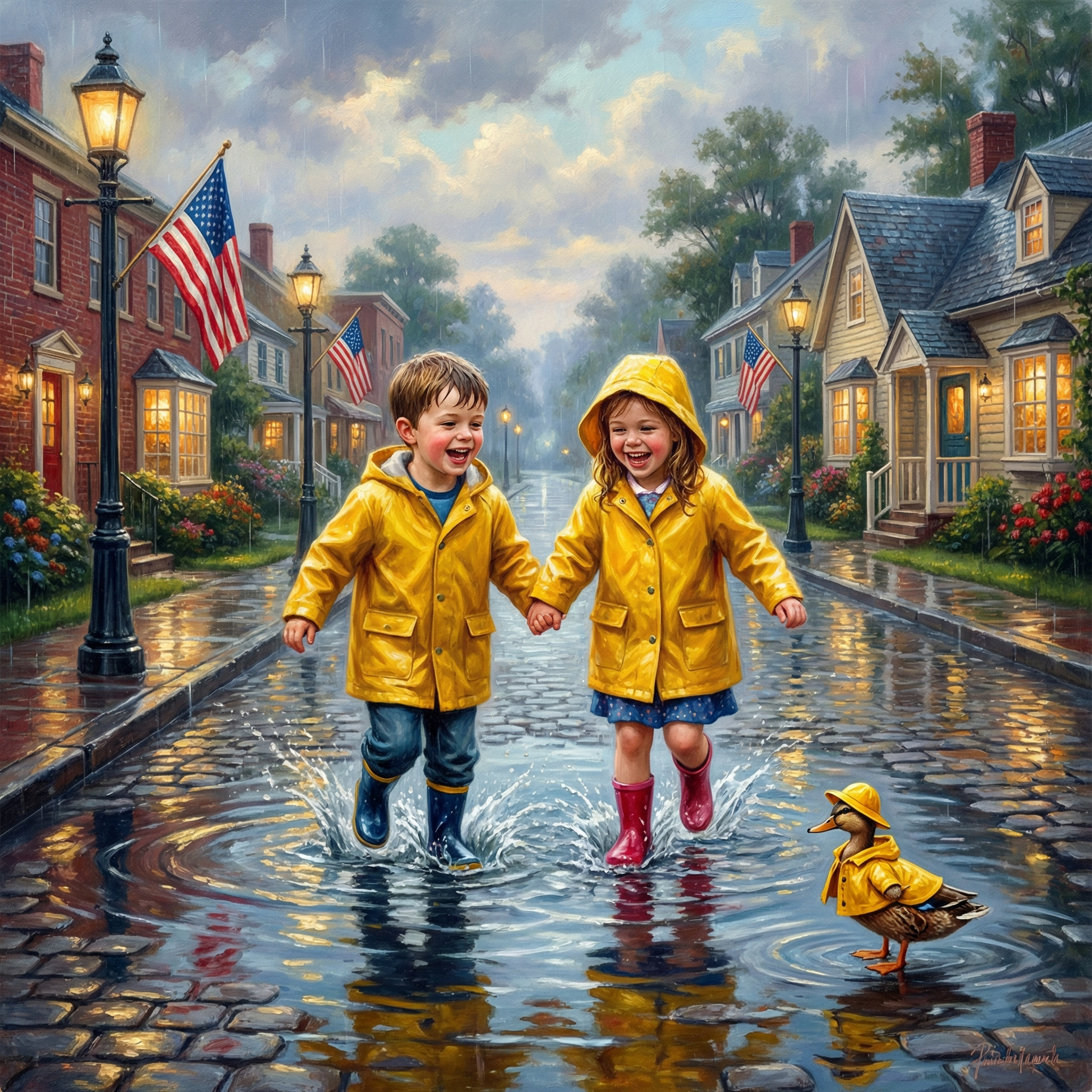 Scene 32 Rainy Puddle